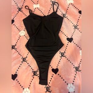 Womens black bodysuit
